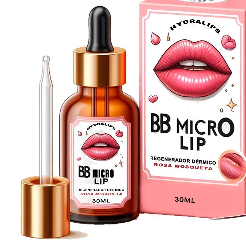 SÉRUM LABIAL REGENERATION COM ROSA MOSQUETA TRATAMENTO DOS LÁBIOS-PÓS HYDRAGLOSS-BBGLOW-DERMAPEN-DER