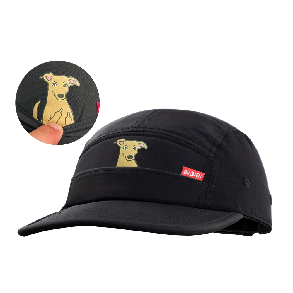 Boné 5 five panel – Dog Cachorro Caramelo – Tecido importado – Repelente a Água – Original Braven