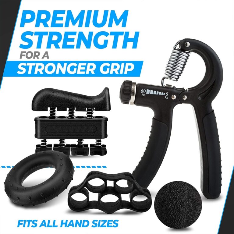 Kit 5 Pçs Hand Grip Aperto Dedos Mãos Punho Fisi