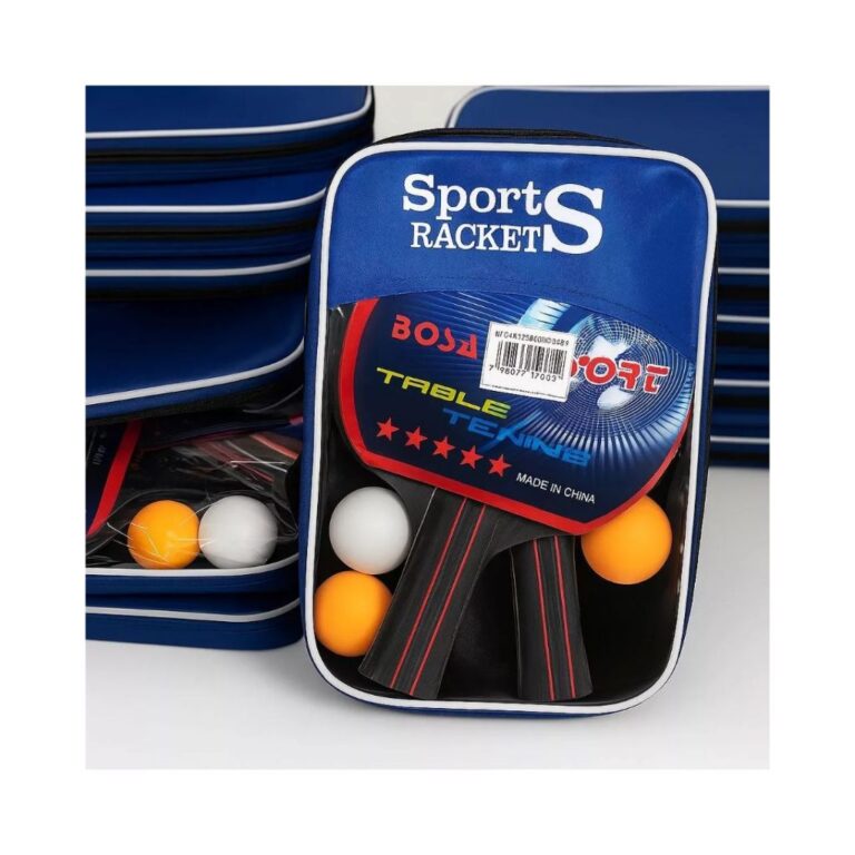 Kit 2 Raquete de Tenis de Mesa Ping Pong com 3 Bol