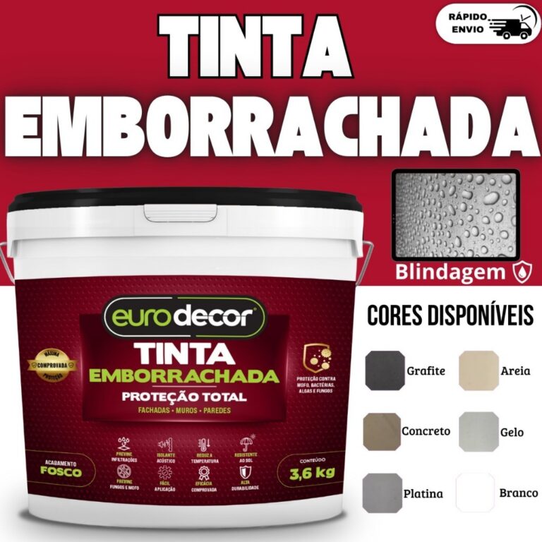 Tinta Emborrachada 12KG Isolante Térmico Contra M