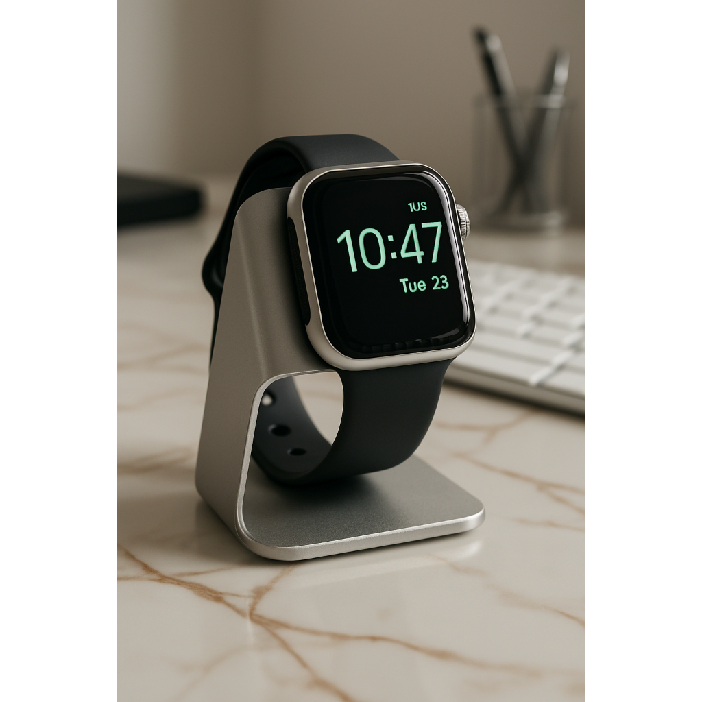 Suporte expositor para relógio Smartwatch de metal com borracha protetora