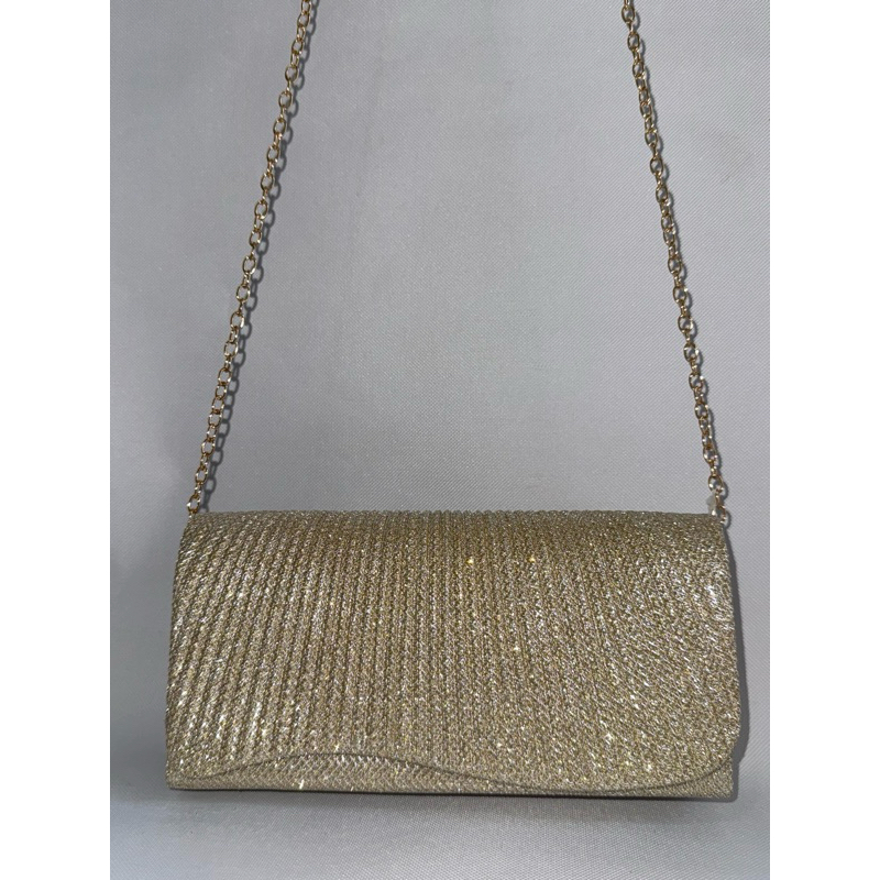 Bolsa de festa Clutch Bolsinha de mão carteira de mão alça removível transversal de casamento para f