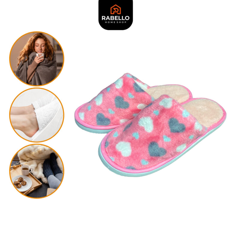 Pantufa Chinelo Antiderrapante de Inverno Adulto P