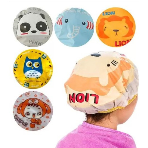 Toucas de Banho Kids Impermeável Infantil Estampa