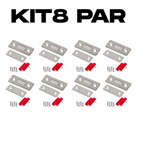 KIT 8 PARES Fecho Magnético Para Armário Porta g