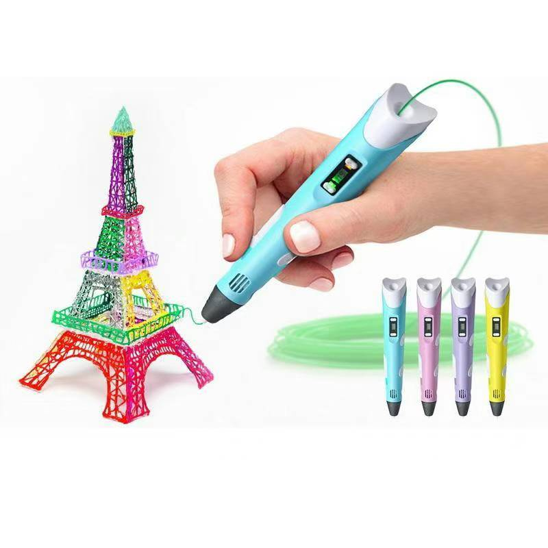 Caneta Impressora 3d Com Filamento De Plastico Abs Bivolt Desenho