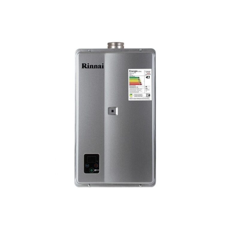 Aquecedor A Gás Digital 32,5l Glp E33 Feh Prata R