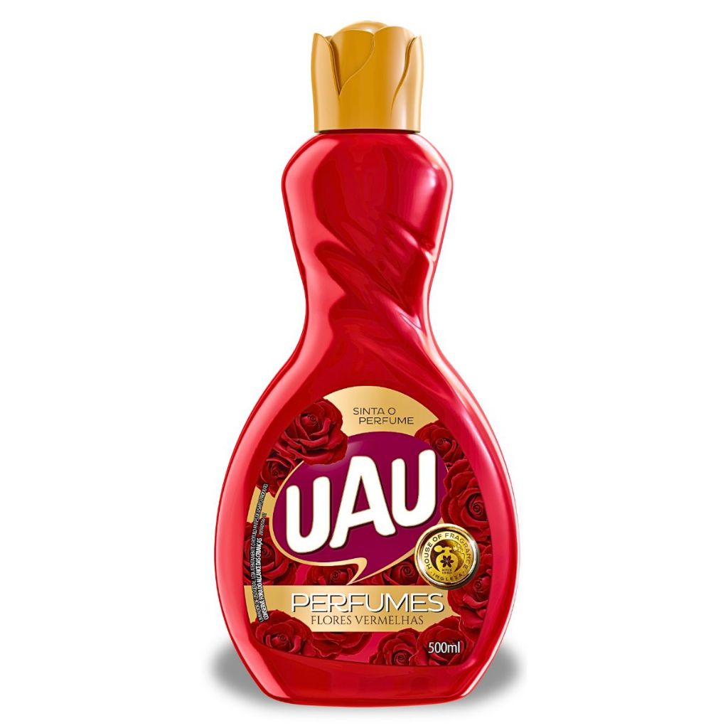Limpador Perfumado 500ml Uau Flores Vermelhas