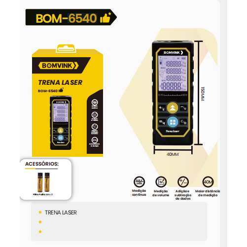 TRENA LASER BOMVIK BOM-6540