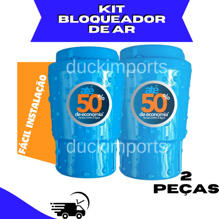 Kit 2 Bloqueador De Ar Hidrometro Redutor Conta Á