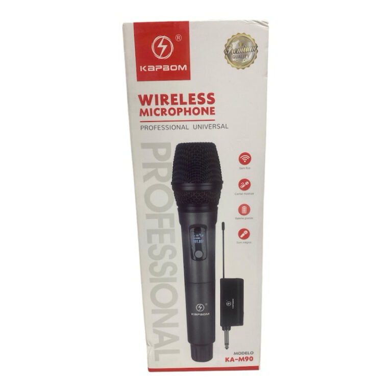 Microfone Sem Fio Profissional Wireless Karaokê K