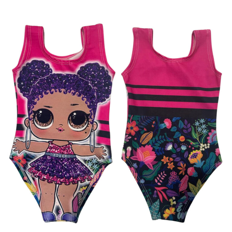Body LOL Infantil Estampado Carnaval Maio Menina