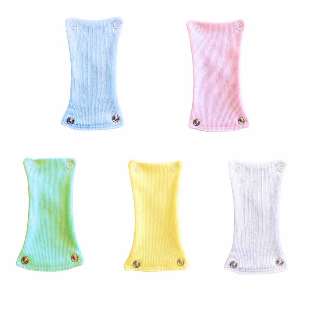 Kit 3 Extensor Ou Alongador De Body Bebê 2 Botões Menino Menina