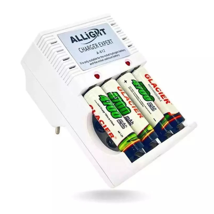 Kit Carregador De Pilhas AA/AAA/Bateria 3PCS/Pilha