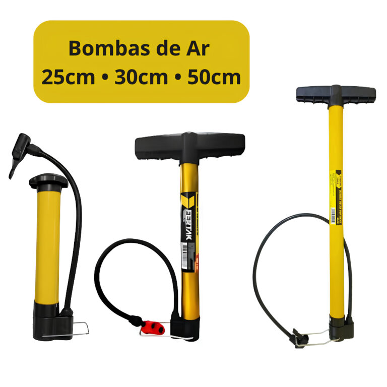 Bomba Manual De Ar Encher Pneu De Bike Bicicleta M