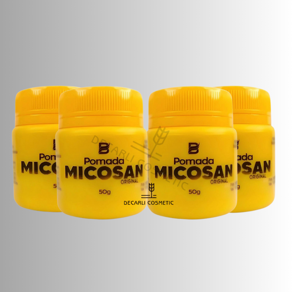 4 UN Pomada Micosan Mikoziu Original – Para Micoses e Clareador de Manchas 50g