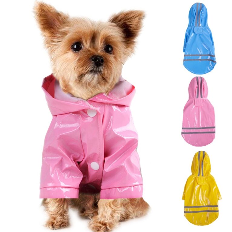 Capa De Chuva De Verão Para Cachorro Ao Ar Livre 