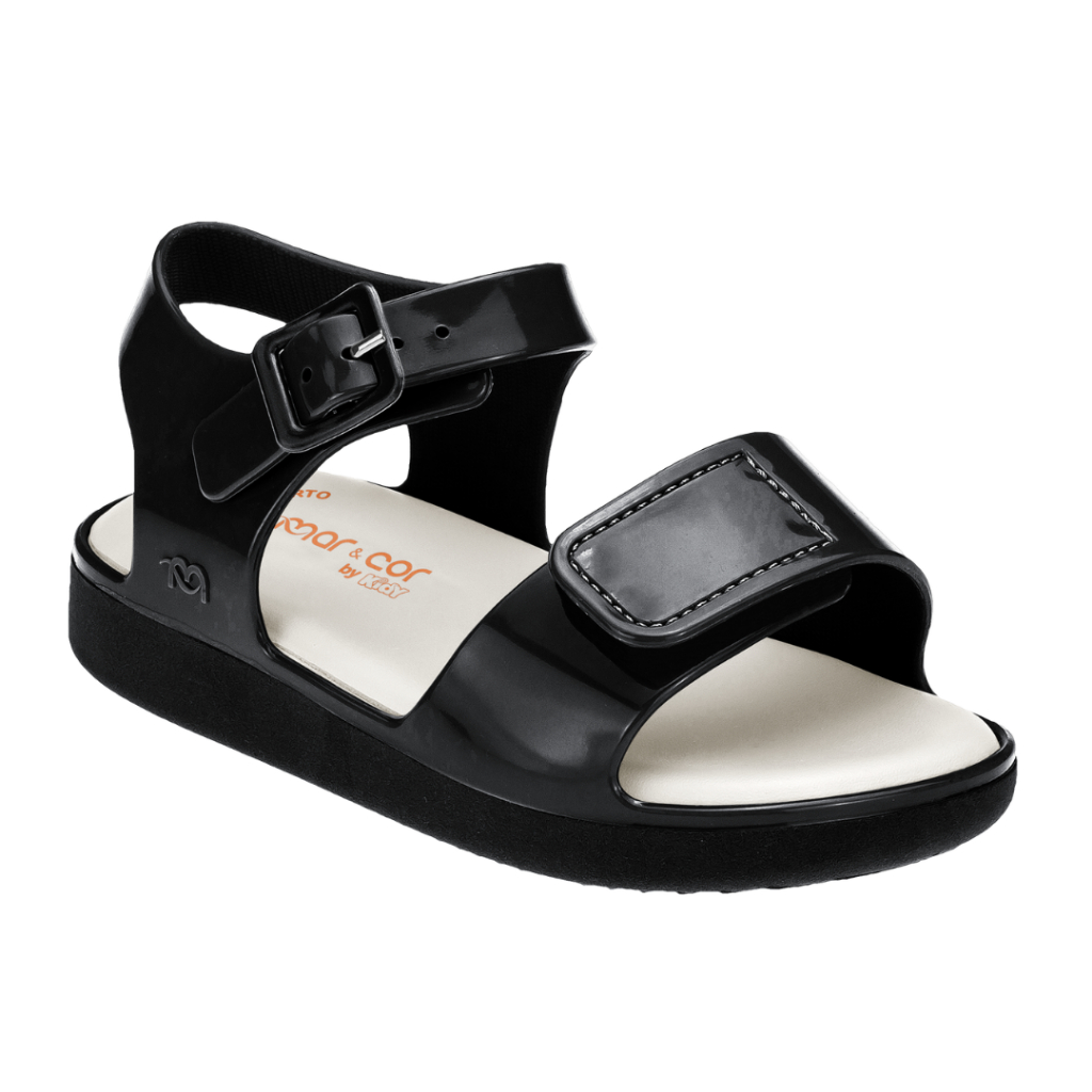Sandália Infantil Bebê Menino Preto