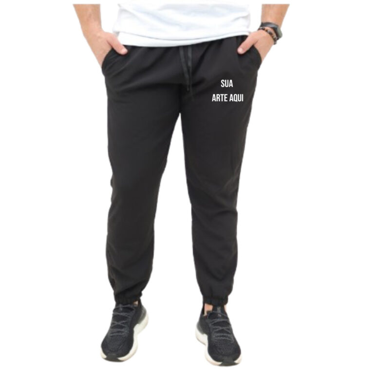 Calça Masculina Tactel Personalizada Com Punho Lo