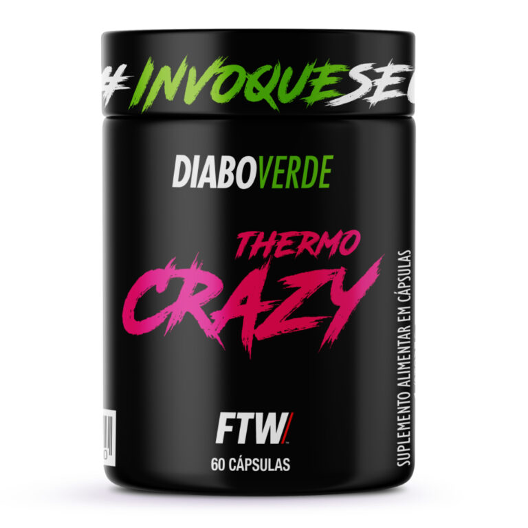 FTW Thermo Crazy Pote 60 Cáps Termogênico e Ener