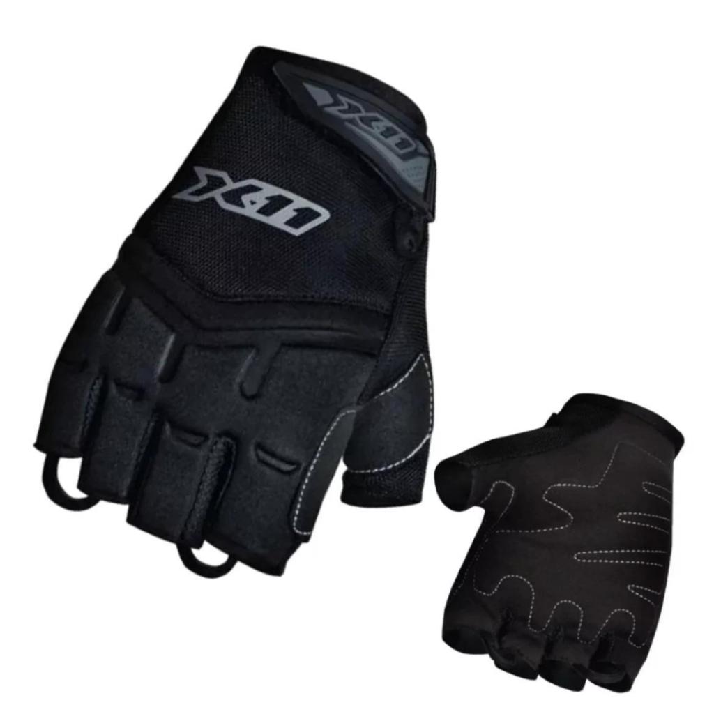 Luva Motociclista Ciclista Bike Moto Fit X Meio Dedo X11