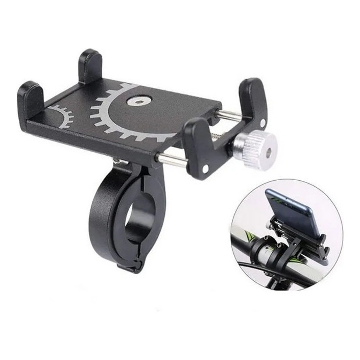 Suporte Alumínio Celular iPhone Motos Bicicleta B