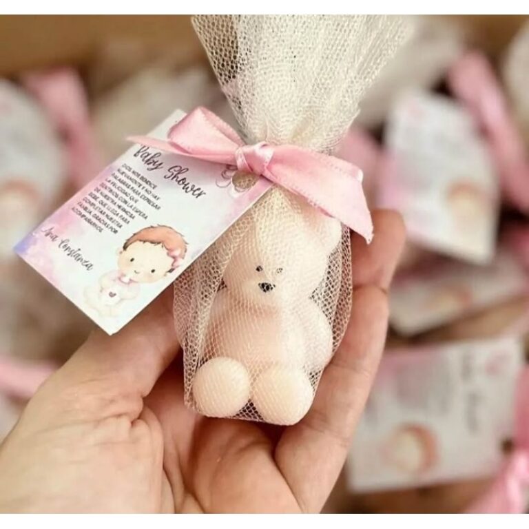 vela em formato de urso, lembrancinha para anivers