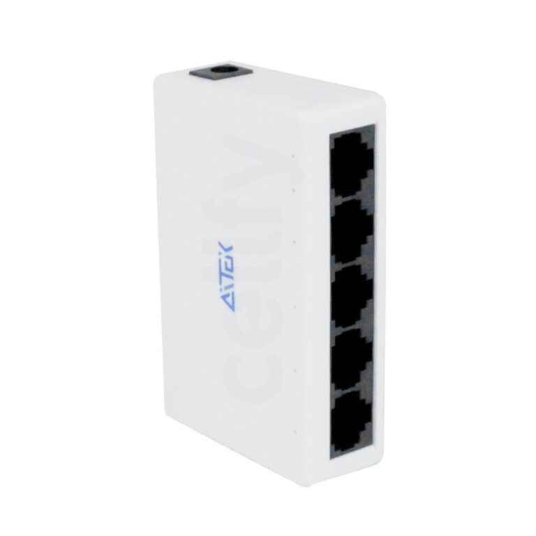 Switch De Cabo Rede Ethernet Mini 5 Portas Rj45 10