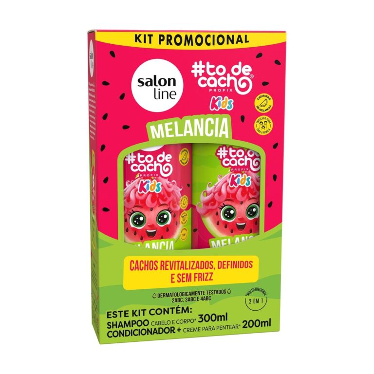 Kit Shampoo e Condicionador Melancia #todecacho Ki