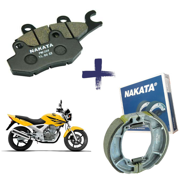Kit Freio dianteiro + Traseiro CBX 250 twister 200