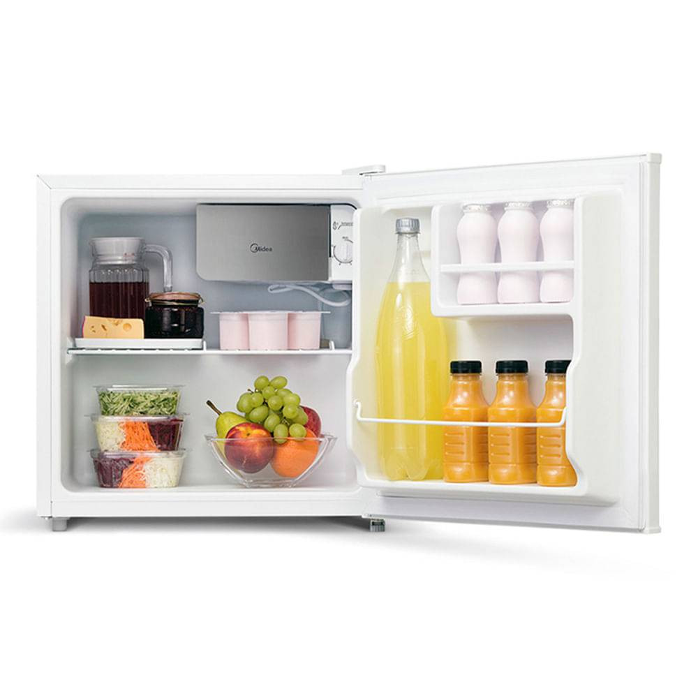 Frigobar Midea 45L Gela Rápido Prateleiras de Vidro 220V Branco – MRC06B2