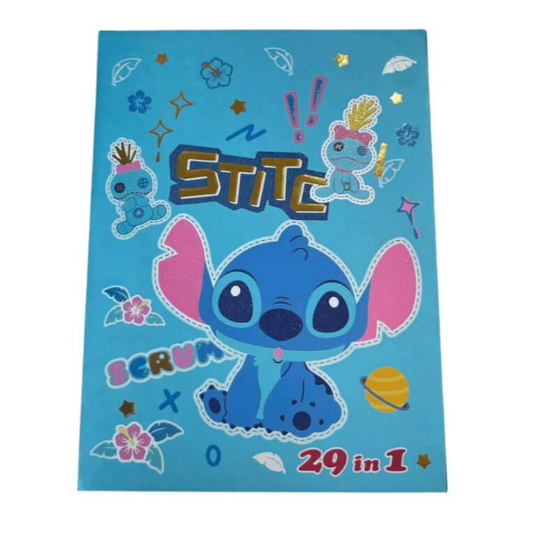 Conjunto de maquiagem Stitch Kids 29 em 1 e paleta