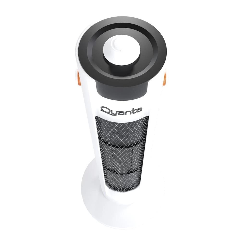 Aquecedor Elétrico Quanta QTED180 DuoFlow180 2000W 110V Branco e Preto Silencioso Seguro e Eficiente