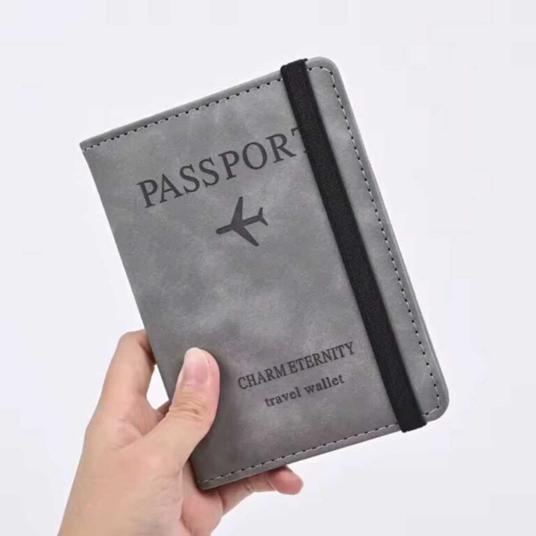 Porta Passaporte para Viagem com Elastico, Proteç