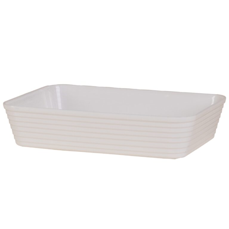 Travessa Retangular Com Friso LE CHEF 33x23x6Cm Br