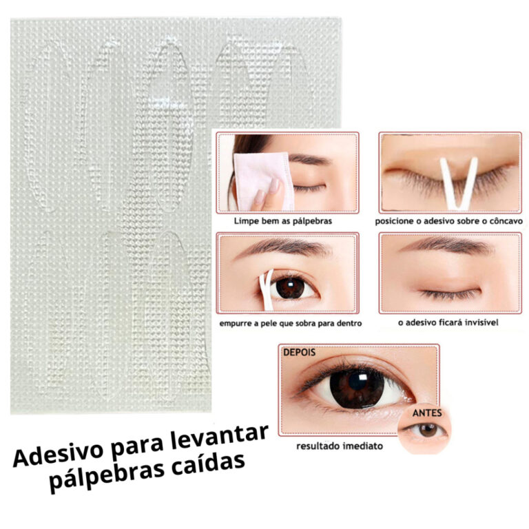 Adesivo Pálpebras Caídas Flácidas Sobra Pele Ol