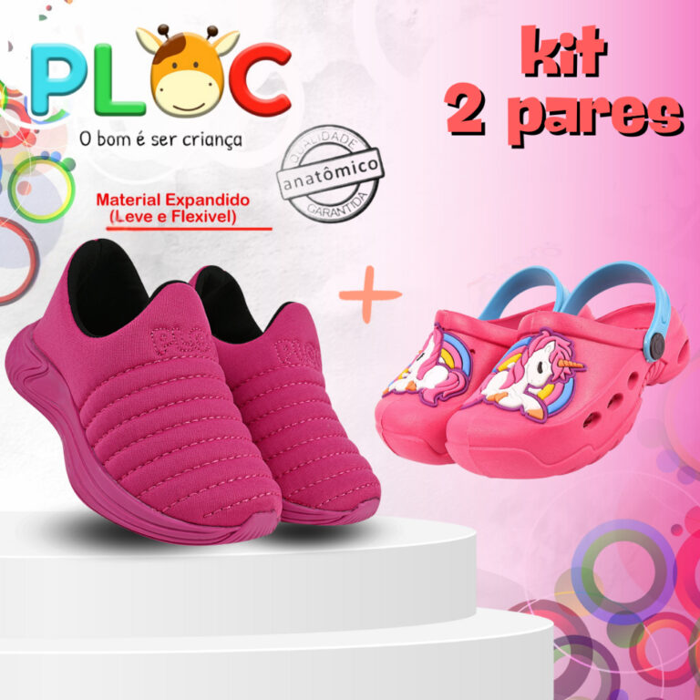[kit infantil] 1 TÊNIS COLORS + 1 SANDÁLIA UNIC