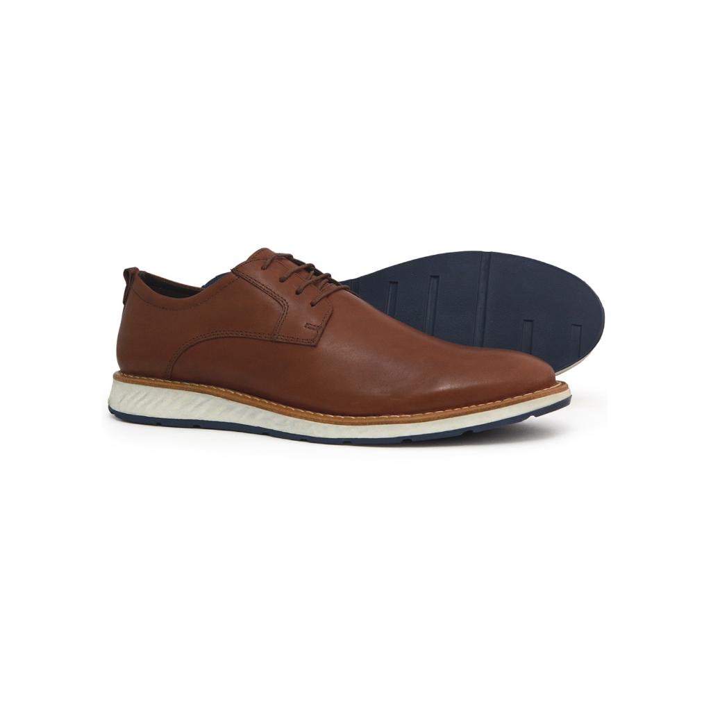 Sapato Masculino Oxford Derby Casual COURO 100% LEGITIMO Social Moderno Confortável Atemporal Antide