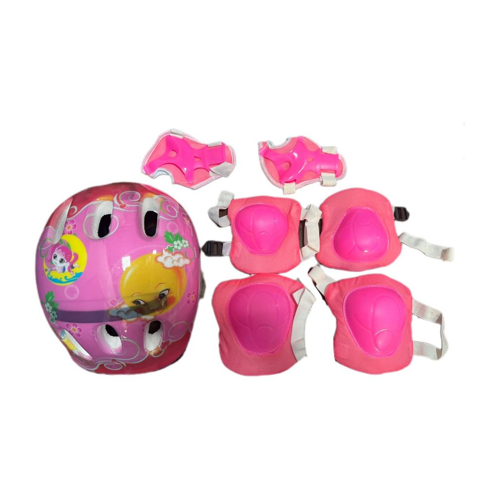 Capacete Cotoveleira Joelheira Infantil SEGURANÇA Bike Skate Patinete Kit Proteção