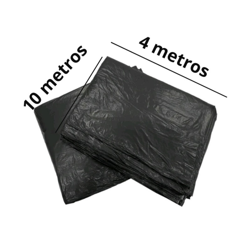 LONA PLÁSTICA 4 X 10 MTS MULTISO LONA PRETA