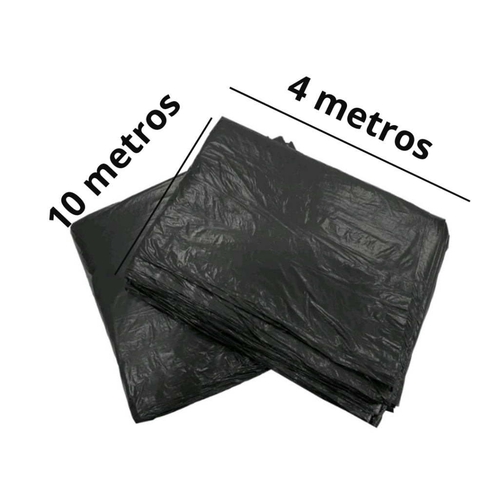 LONA PLÁSTICA 4 X 10 MTS MULTISO LONA PRETA