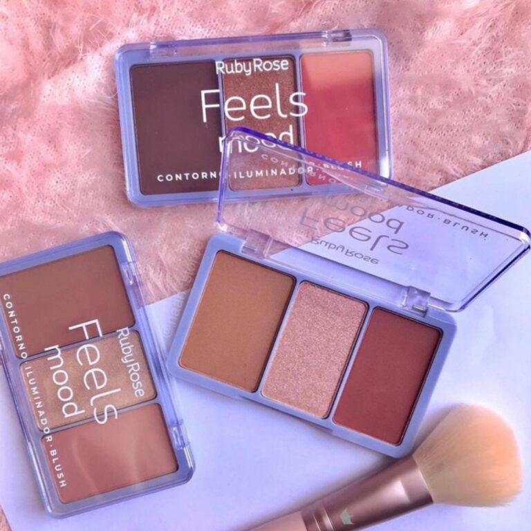Paleta De Contorno, Iluminador, Blush Feels Mood B