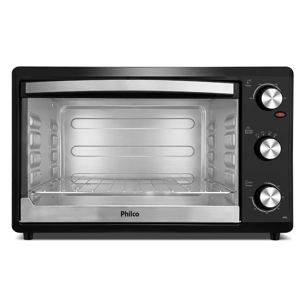 Forno Elétrico Philco 44L Preto Dupla Resistência PFE44P