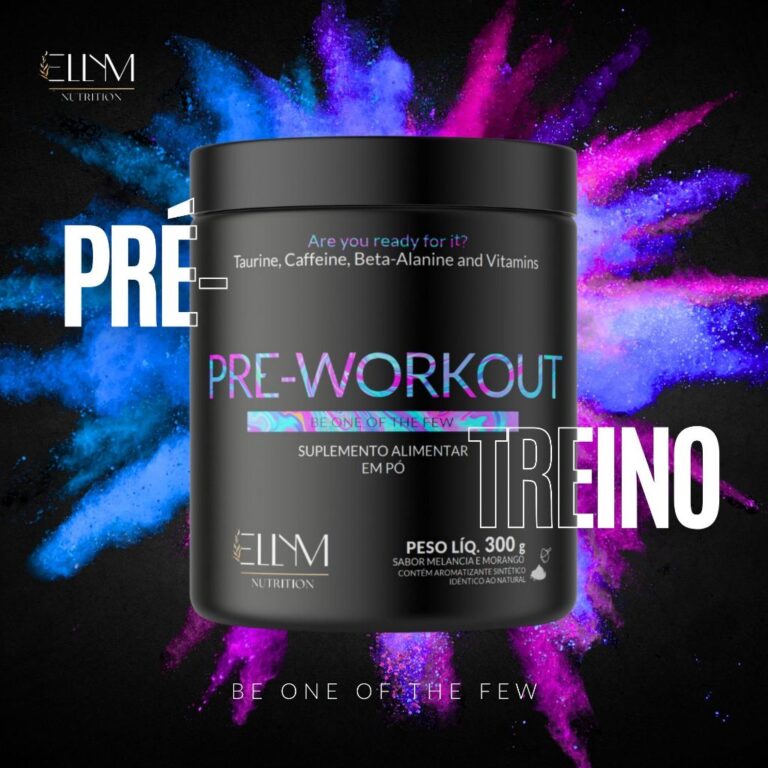 Pré Treino Ellym Nutrition 300g Melancia e Morang