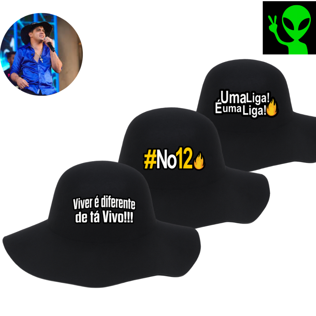 Chapéu Cata Ovo Original de Feltro Natanzinho Lima