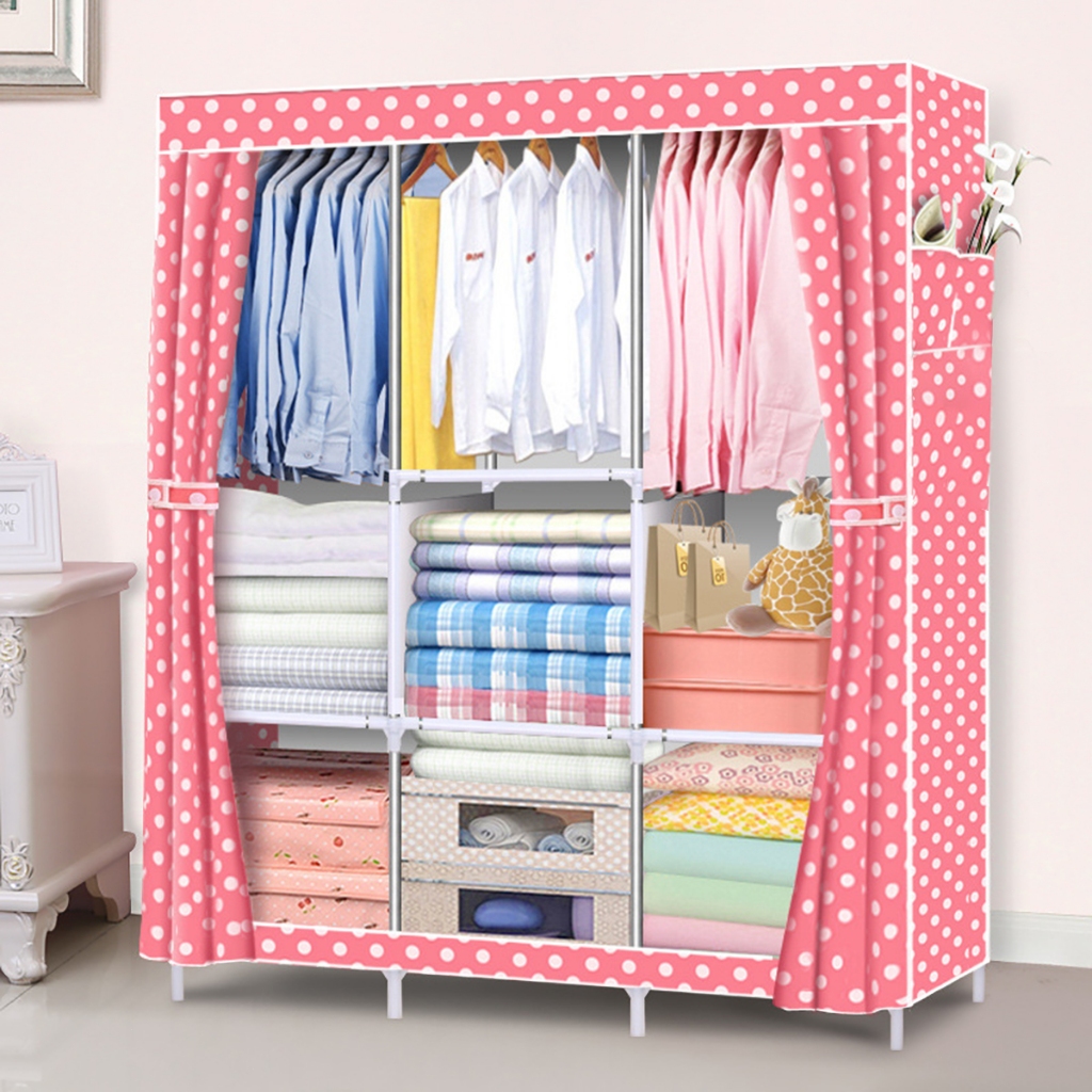 Guarda Roupa Dobrável Organizador Portátil – Grande Capacidade para Roupas, Sapatos e Acessórios