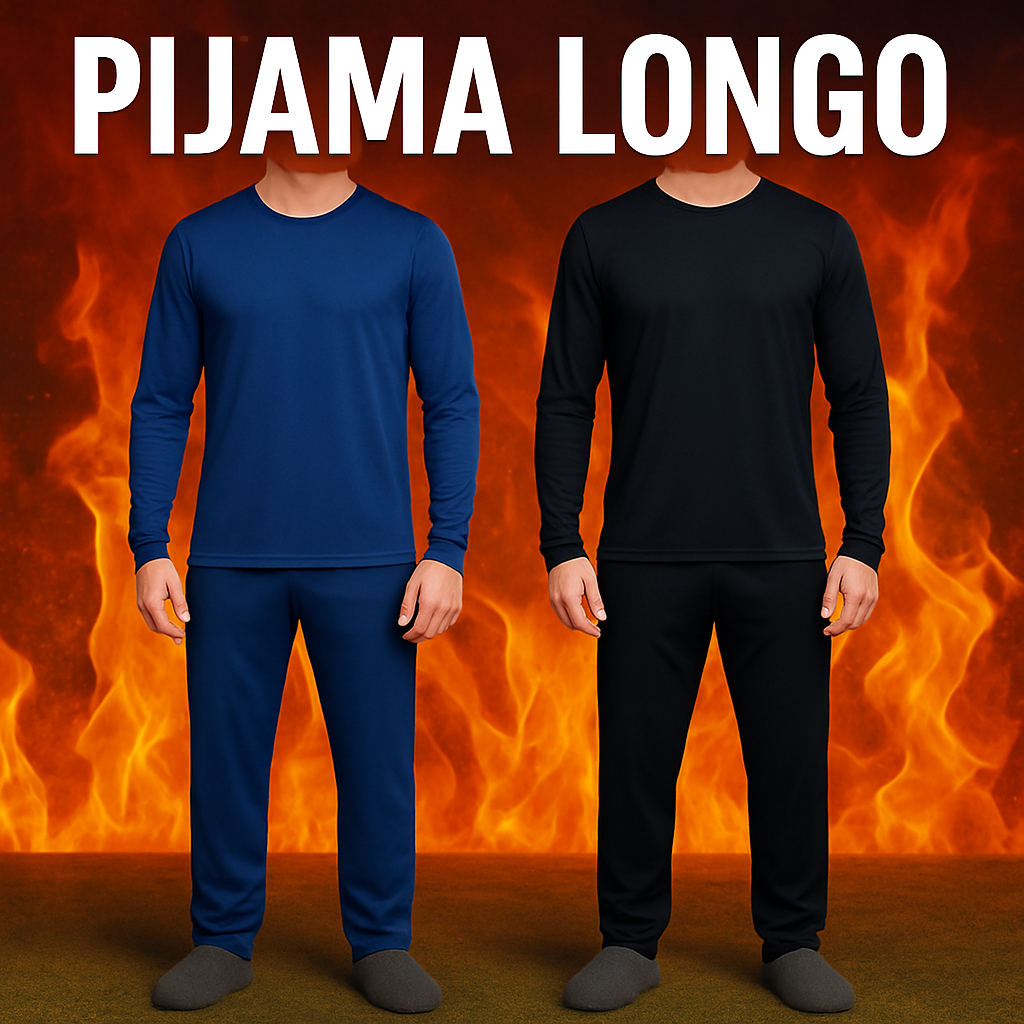 Pijama Dry Fit Manga Longa Comprido