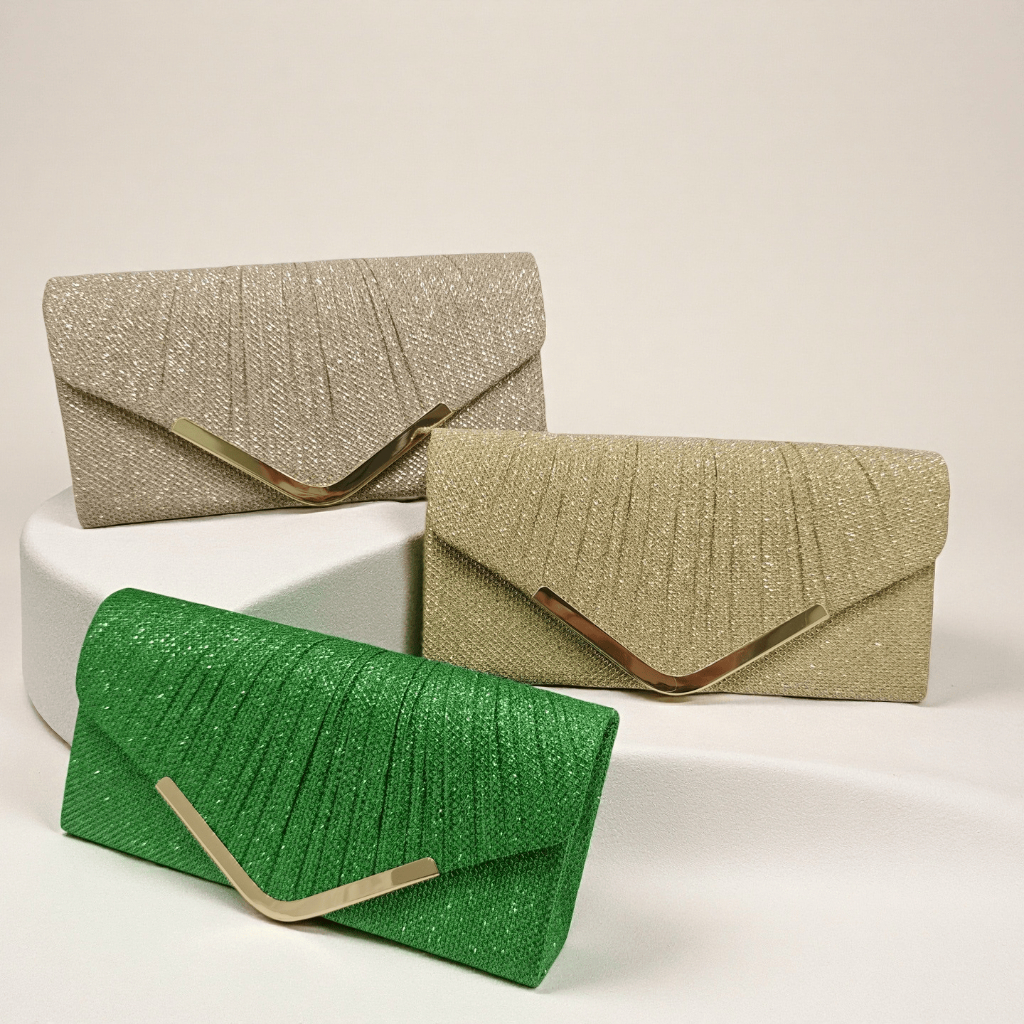 Bolsa Tiracolo Carteira Feminina Com Glitter Para Festa  Banquete Casamento bolsa de ombro 688-21