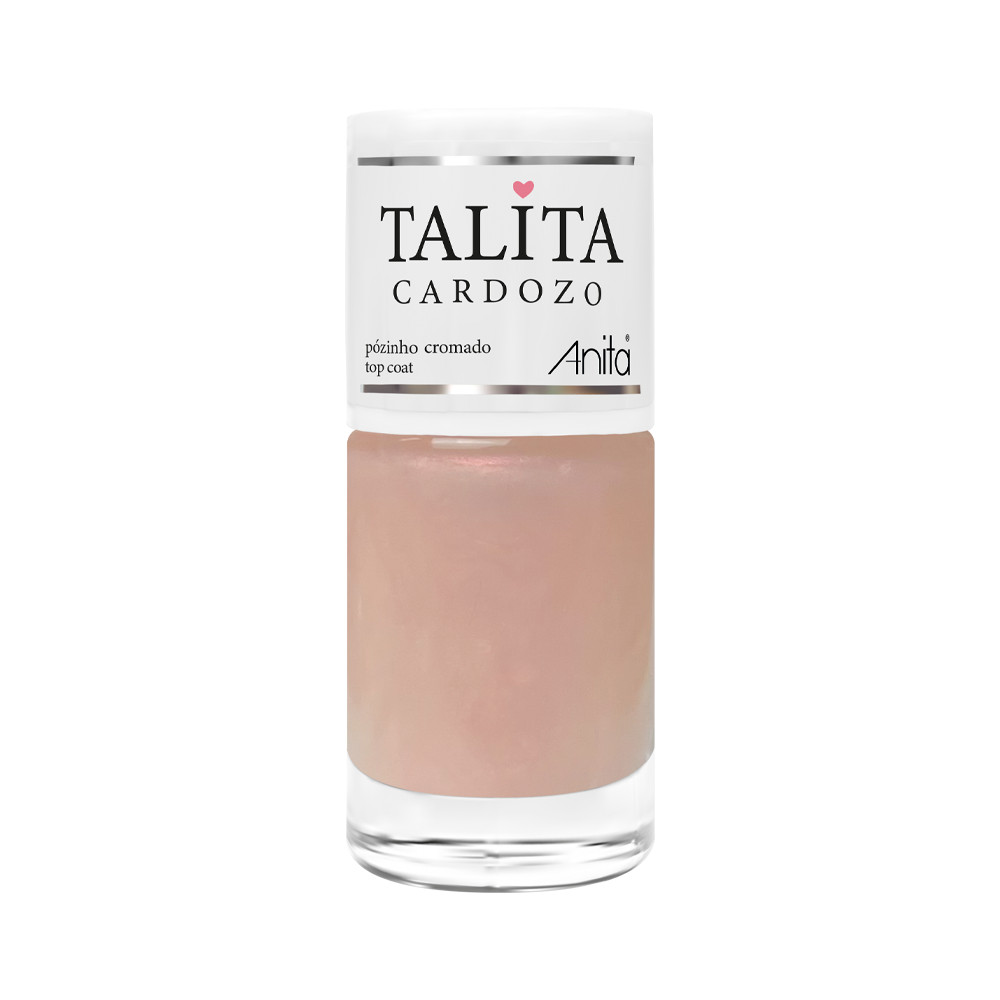 Top Coat Pózinho Cromado – Coleção Talita Cardozo 10ml – Anita